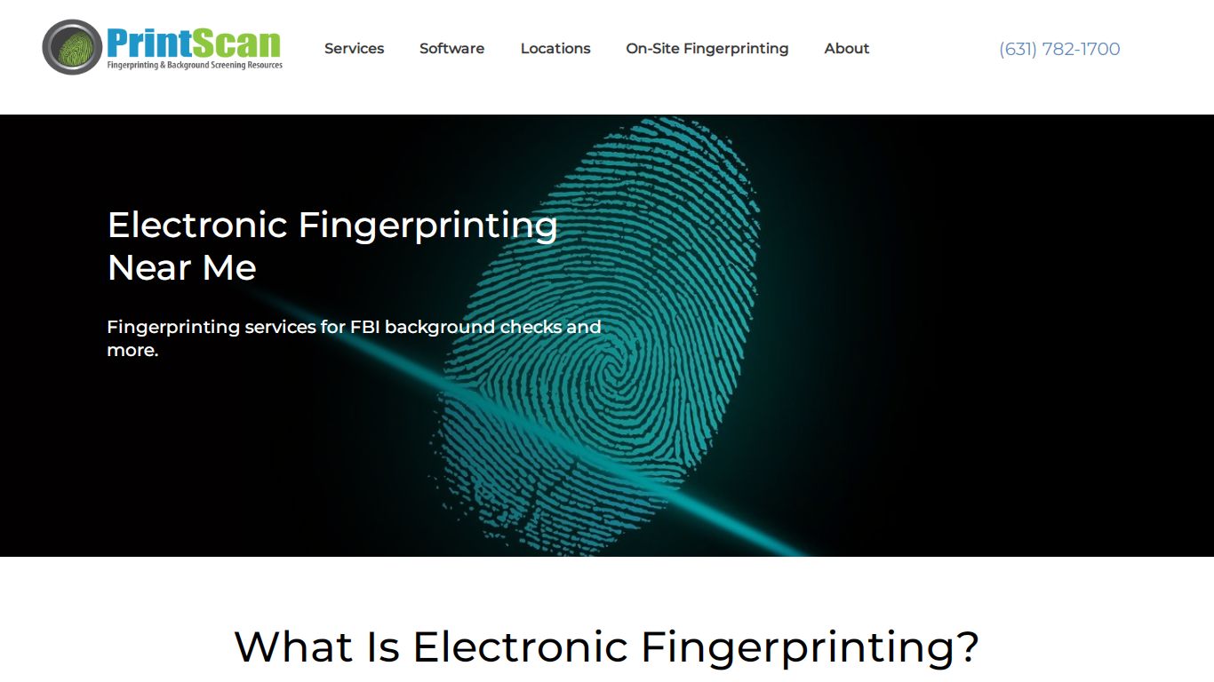 Electronic Fingerprinting | Live Scan Services - PrintScan